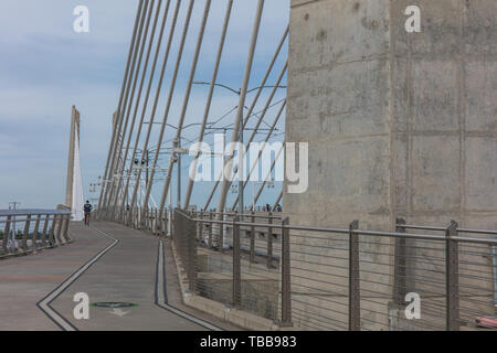 Portland suspension Railway Bridge Stockfoto