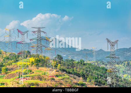 Drei Schluchten Sendeturm Stockfoto