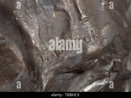 Josef Thorak (1889 - 1952) - eine lebensgroße bronzene Porträtbüste von Ernst "Putzi" Hanfstaengl, dating 1934 Bronze mit schöne dunkelbraune Patina. In den Nacken "J. unterzeichnet Thorak'. Höhe 35 cm. Auf Marmorsockel, Höhe 42,5 cm. Abgesehen von Arno Breker und Josef Thorak war die wichtigste Bildhauer des Dritten Reiches. Vor dem Krieg hatte Hitler ein großes Studio für ihn in Baldham bei München acco des 20. Jahrhunderts, Artist's Copyright gebaut wurde nicht gelöscht werden | Editorial-Use - Nur Stockfoto