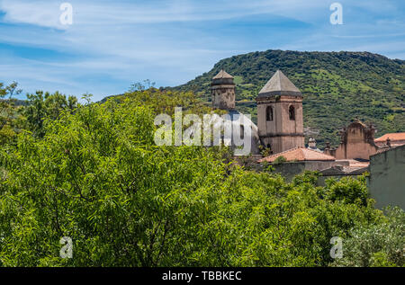 Chiesa della Beata Vergine del Carmelo, Bosa, Provinz Oristano, einem malerischen Dorf mit antiken Wurzeln, Sardinien, Italien. Stockfoto