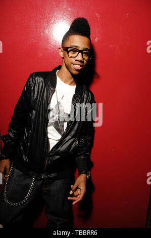 Lil Twist backstage in der Lil Wayne" Ich bin Musik Tour" am Gibson Amphitheater am 29. März 2009 in Los Angeles. Stockfoto