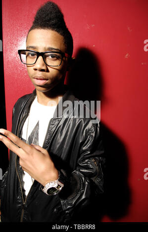 Lil Twist backstage in der Lil Wayne" Ich bin Musik Tour" am Gibson Amphitheater am 29. März 2009 in Los Angeles. Stockfoto