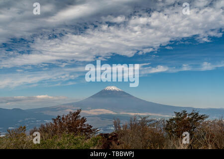 Blick auf den Mount Fuji von Hakone Skyline Stockfoto