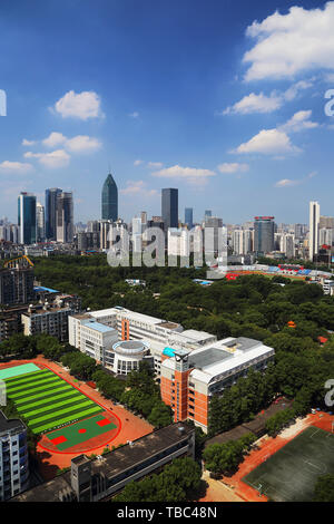 Landschaft der städtischen Architektur in Hankou, Wuhan Stockfoto