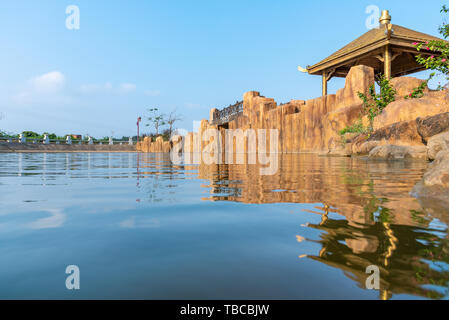 Heben Zhi Brücke in Konfuzius kulturelle Stadt, Suixi, Guangdong Stockfoto