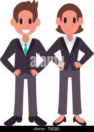 Professionelle Arbeiter Zeichen cartoons Stock Vektor