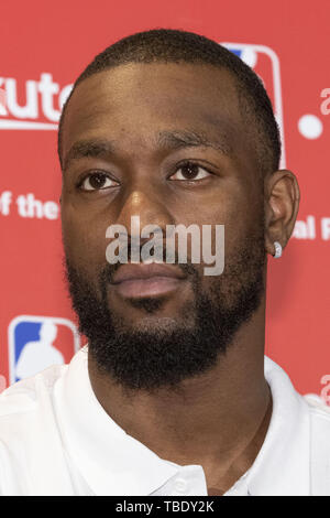 Tokio, Japan. 31. Mai, 2019. American Basketball player Kemba Wanderer besucht eine Media Event nach der Teilnahme an der NBA Finals 2019 Betrachtung Partei in Shibuya von Rakuten TV gehostet werden. Credit: Rodrigo Reyes Marin/ZUMA Draht/Alamy leben Nachrichten Stockfoto