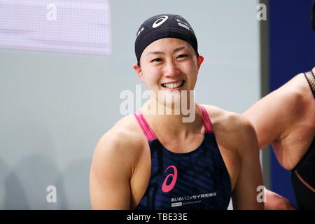 Tokio, Japan. 31. Mai, 2019. Tomomi Aoki Schwimmen: Japan Open 2019 Damen 200 m Freistil Finale bei Tatsumi International Swimming Center in Tokio, Japan. Credit: Naoki Nishimura/LBA SPORT/Alamy leben Nachrichten Stockfoto