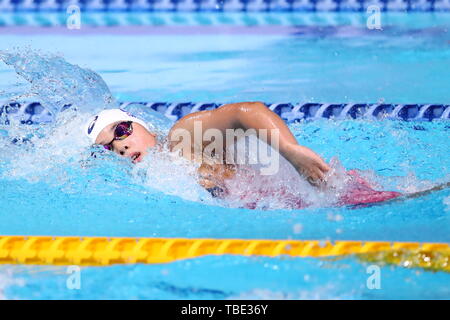 Tokio, Japan. 31. Mai, 2019. Nagisa Ikemoto Schwimmen: Japan Open 2019 Damen 200 m Freistil Finale bei Tatsumi International Swimming Center in Tokio, Japan. Credit: Naoki Nishimura/LBA SPORT/Alamy leben Nachrichten Stockfoto