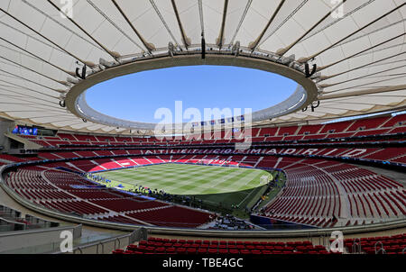 Madrid, Spanien. 1. Juni 2019. Wanda Metropolitano Stadion, Tottenham Hotspur FC V Liverpool FC, 2019 Credit: Allstar Bildarchiv/Alamy leben Nachrichten Stockfoto