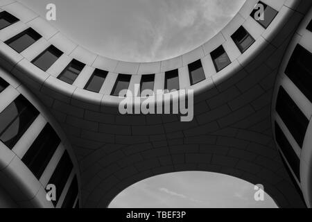 Hongqiao Business District Blütenblatt Gebäude Stockfoto