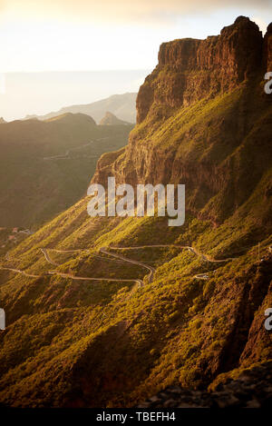 Den Berg Macizo de Teno in Teneriffa, Kanarische Inseln, Spanien Stockfoto