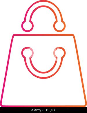 Warenkorb Symbol-bag Zeichen Vektor Stock Vektor