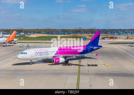 Ein Blick auf Luto Flughafen im Vereinigten Königreich Stockfoto