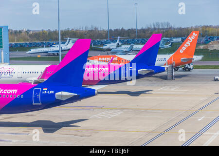 Ein Blick auf Luto Flughafen im Vereinigten Königreich Stockfoto