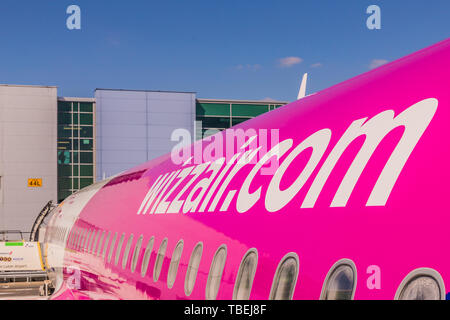 Ein Blick auf Luto Flughafen im Vereinigten Königreich Stockfoto