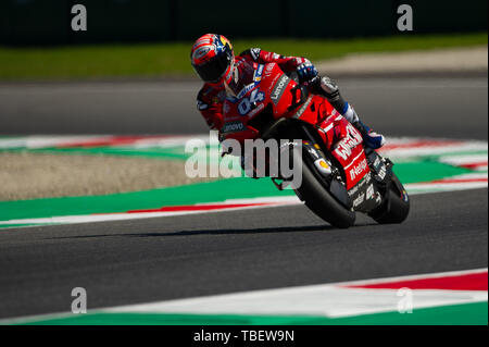 Scarperia E San Piero, Italien. 31. Mai, 2019. Andrea Dovizioso während Freitag, freie Praxis in Mugello Credit: Lorenzo di Cola/Pacific Press/Alamy leben Nachrichten Stockfoto