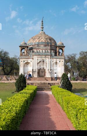 Lal Khan's Tomb, Lal Khanka Rauza, Varanasi, Uttar Pradesh, Indien Stockfoto