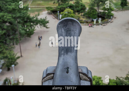 Detail einer Burg Ornament bei Fukuyama Japan 2016 Stockfoto