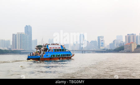 Pearl River Tagestour und Whampoa Alten Hafen Stockfoto