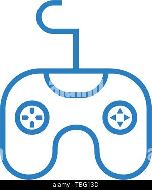 Game Controller anmelden Video Game Controller Symbol Stock Vektor