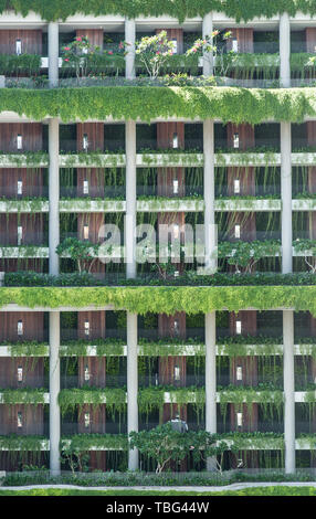 Singapur - Jun 03 2017: parkroyal Hotel in Singapur Stockfoto