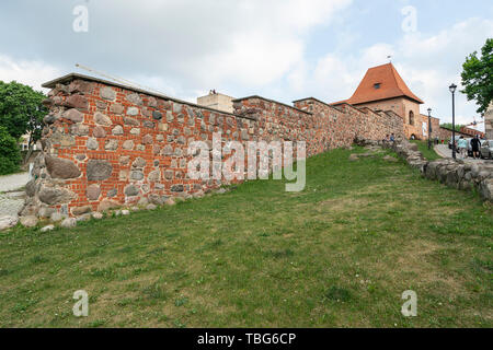 Vilnius, Litauen. Mai 2019. Ein Blick auf die Wände und die Bastion Hill Stockfoto