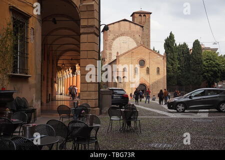 Piazza Santo Stefano, Bologna, Italien Stockfoto