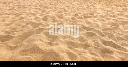 Sand am Strand als Hintergrund Stockfoto