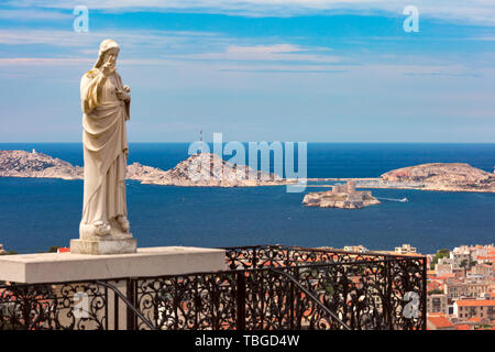 Chateau d Wenn, Marseille, Frankreich Stockfoto