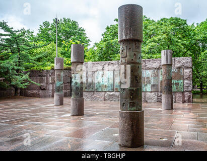 Das Franklin Roosevelt Memorial in Washington DC, USA am 13. Mai 2019 Stockfoto