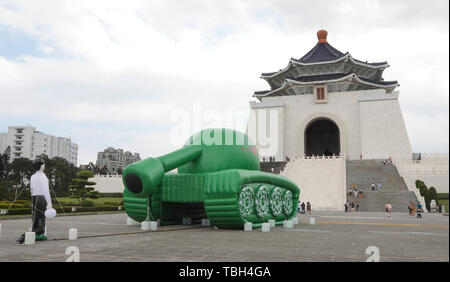 TAIWAN TANK MANN Mark TIANANMEN DURCHGREIFEN JAHRESTAG Stockfoto