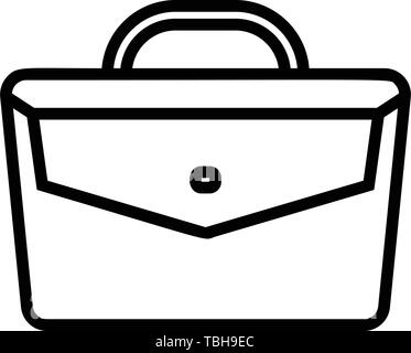 Business Briefcase line Art icon-Vektor Stock Vektor