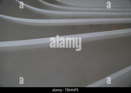 In Aserbaidschan Baku die Ansicht der Art Center Museum moderne Gebäude abstrakte Konzept Stockfoto