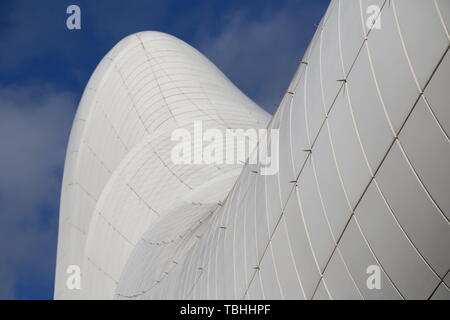 In Aserbaidschan Baku die Ansicht der Art Center Museum moderne Gebäude abstrakte Konzept Stockfoto