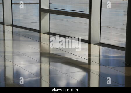 In Aserbaidschan Baku die Ansicht der Art Center Museum moderne Gebäude abstrakte Konzept Stockfoto