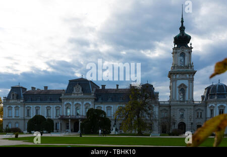 Blick auf Schloss Festetics eine der größten ungarischen Herrenhäuser, Keszthely. Stockfoto