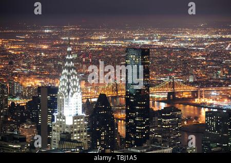 NEW YORK CITY, NY, USA - Mar 30: Das Chrysler Building wurde von dem Architekten William Van Alena als Art-deco-Architektur und die berühmten Sehenswürdigkeiten. März 30 in Manhattan, New York City. Stockfoto