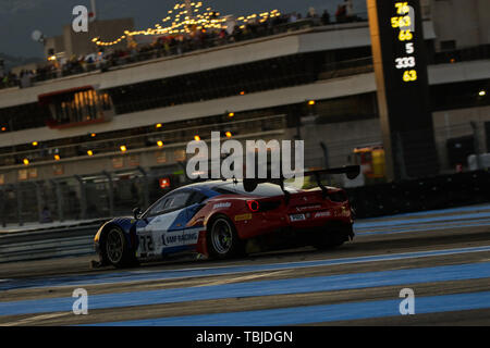 Le Beausset, Frankreich. 01 Juni, 2019. SMP-Racing Ferrari 488 GT3 mit Treibern Miguel Molina, Mikhail Aleshin and Davide Rigon während der blancpain GT Serie Endurance Cup am Circuit Paul Ricard, Le Beausset, Frankreich Am 1. Juni 2019. Foto von Jurek Biegus. Credit: UK Sport Pics Ltd/Alamy leben Nachrichten Stockfoto