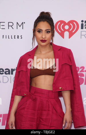 Carson, Kalifornien, USA. 01 Juni, 2019. Francia Raisa bei KIIS FM2019 iHeartRadio Wango Tango an Würde die Gesundheit Sport Park am Juni 01, 2019 in Carson, Kalifornien. Credit: Faye Sadou/Medien Punch/Alamy leben Nachrichten Stockfoto