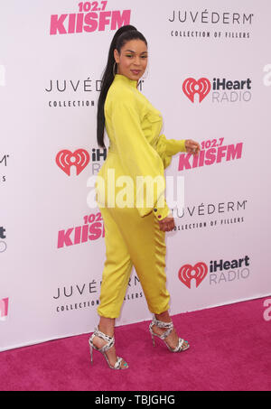 Carson, Kalifornien, USA. 01 Juni, 2019. Jordin Sparks bei KIIS FM2019 iHeartRadio Wango Tango an Würde die Gesundheit Sport Park am Juni 01, 2019 in Carson, Kalifornien. Credit: Faye Sadou/Medien Punch/Alamy leben Nachrichten Stockfoto