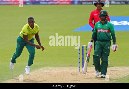 London, Großbritannien. 02. Juni 2019. Während der Südafrika v Bangladesch, ICC Cricket World Cup match, am Kia Oval, London, England. Quelle: European Sports Fotografische Agentur/Alamy leben Nachrichten Stockfoto