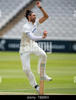 London, Großbritannien. 02Th Jun, 2019. David Wiese von Sussex während Specsavers County Championship Match zwischen Middlesex vs Sussex an der Lords Cricket Ground am Sonntag, Juni 02, 2019 in London, England. (Nur redaktionelle Nutzung, eine Lizenz für die gewerbliche Nutzung erforderlich. Keine Verwendung in Wetten, Spiele oder einer einzelnen Verein/Liga/player Publikationen.) Credit: Taka G Wu/Alamy leben Nachrichten Stockfoto