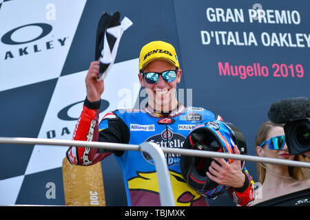 Mugello, Italien. 02 Juni, 2019. Alex Marquez zunächst klassifiziert Moto2 Credit: Unabhängige Fotoagentur/Alamy leben Nachrichten Stockfoto