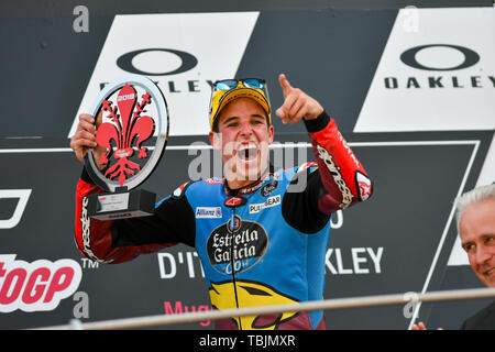 Mugello, Italien. 02 Juni, 2019. Alex Marquez zunächst klassifiziert Moto2 Credit: Unabhängige Fotoagentur/Alamy leben Nachrichten Stockfoto