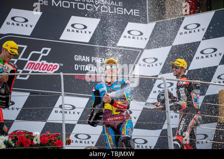 Mugello, Italien. 02 Juni, 2019. Alex Marquez zunächst klassifiziert Moto2 Credit: Unabhängige Fotoagentur/Alamy leben Nachrichten Stockfoto