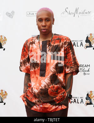 Santa Monica, Kalifornien, USA. 1. Juni 2019. Juni 1, 2019 in Santa Monica, Kalifornien, USA - Lena Waithe Ankommen an der wearable kunst GALA Quelle: Alexander Seyum/ZUMA Draht/Alamy leben Nachrichten Stockfoto