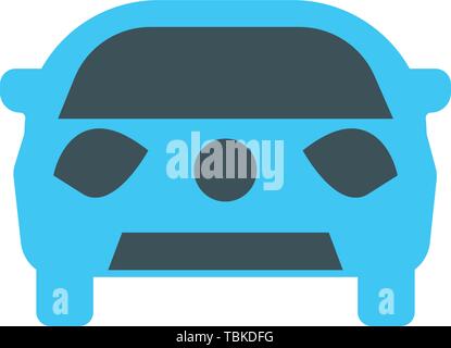 Moderne thin line car Symbol Stock Vektor