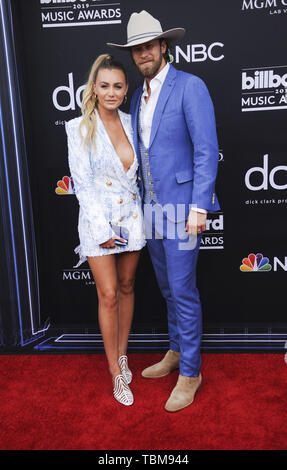 Die 2019 Billboard Music Awards - Ankunft mit: Brian Kelley, Brittney Marie Cole Wo: Las Vegas, Nevada, United States Wenn: 01. Mai 2019 Credit: Apega/WENN.com Stockfoto