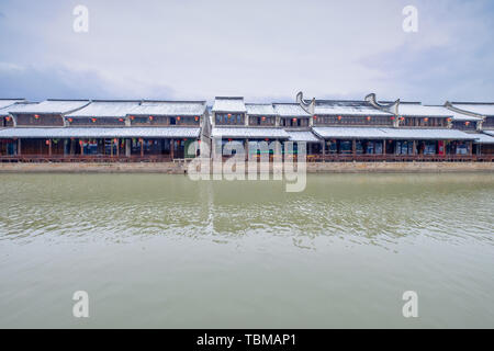 Jiashan Moon River historischen Block Stockfoto